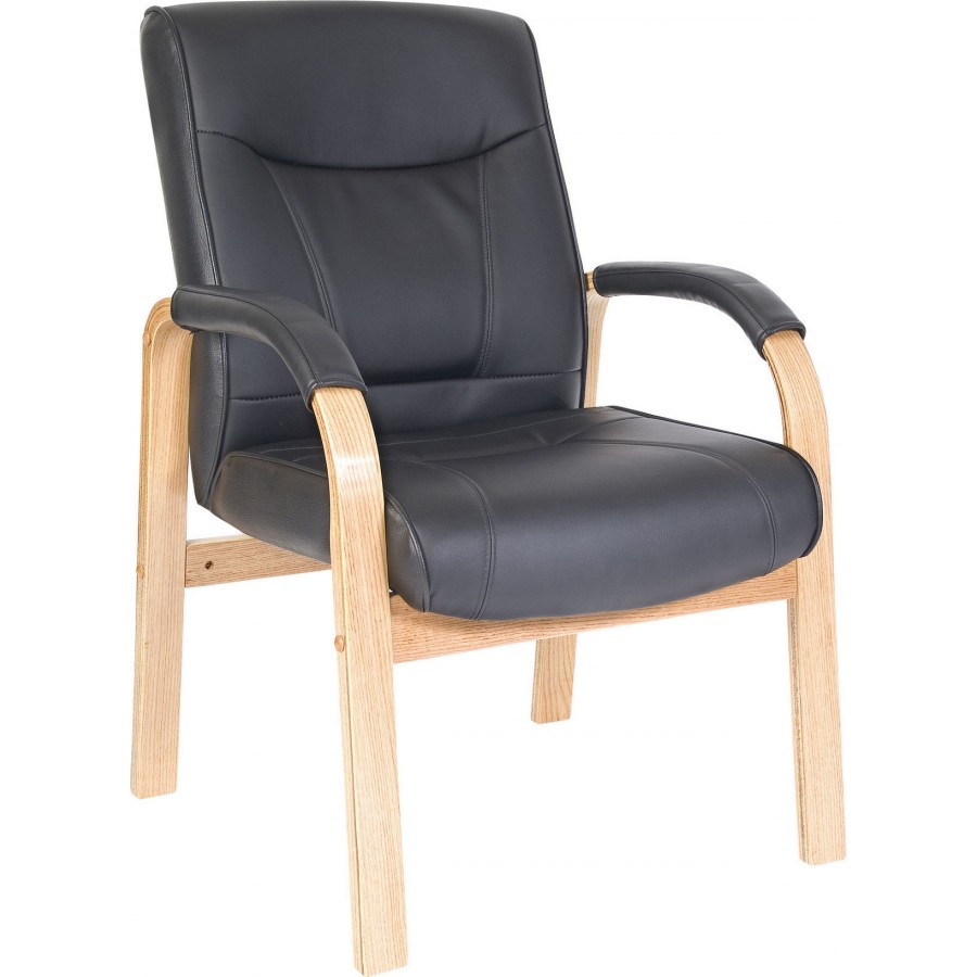 Kingston Light Wood Visitor Chair